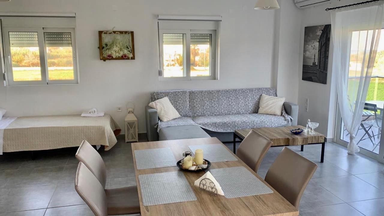 Martimi Apartments - 200M From Drapanias Beach - Pool - Hot Tub - Sauna - Bbq 基萨莫斯 外观 照片