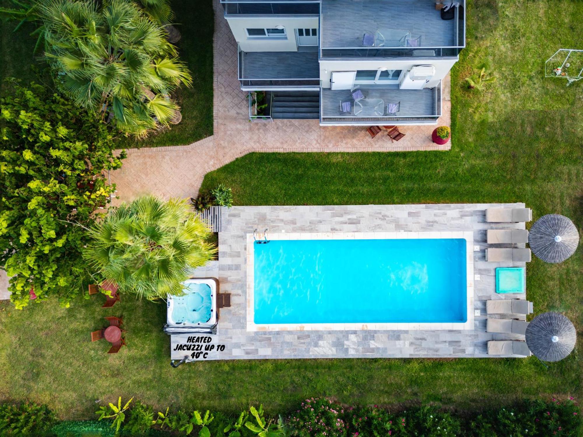 Martimi Apartments - 200M From Drapanias Beach - Pool - Hot Tub - Sauna - Bbq 基萨莫斯 外观 照片
