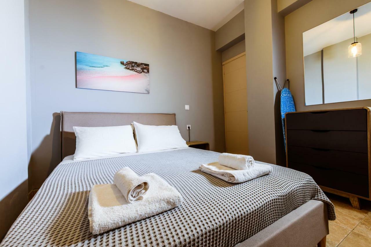 Martimi Apartments - 200M From Drapanias Beach - Pool - Hot Tub - Sauna - Bbq 基萨莫斯 外观 照片