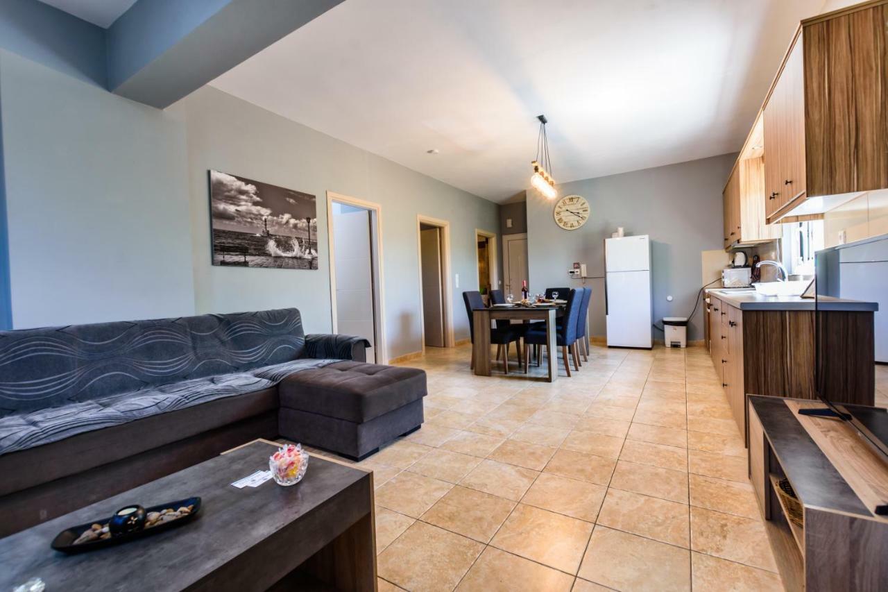 Martimi Apartments - 200M From Drapanias Beach - Pool - Hot Tub - Sauna - Bbq 基萨莫斯 外观 照片