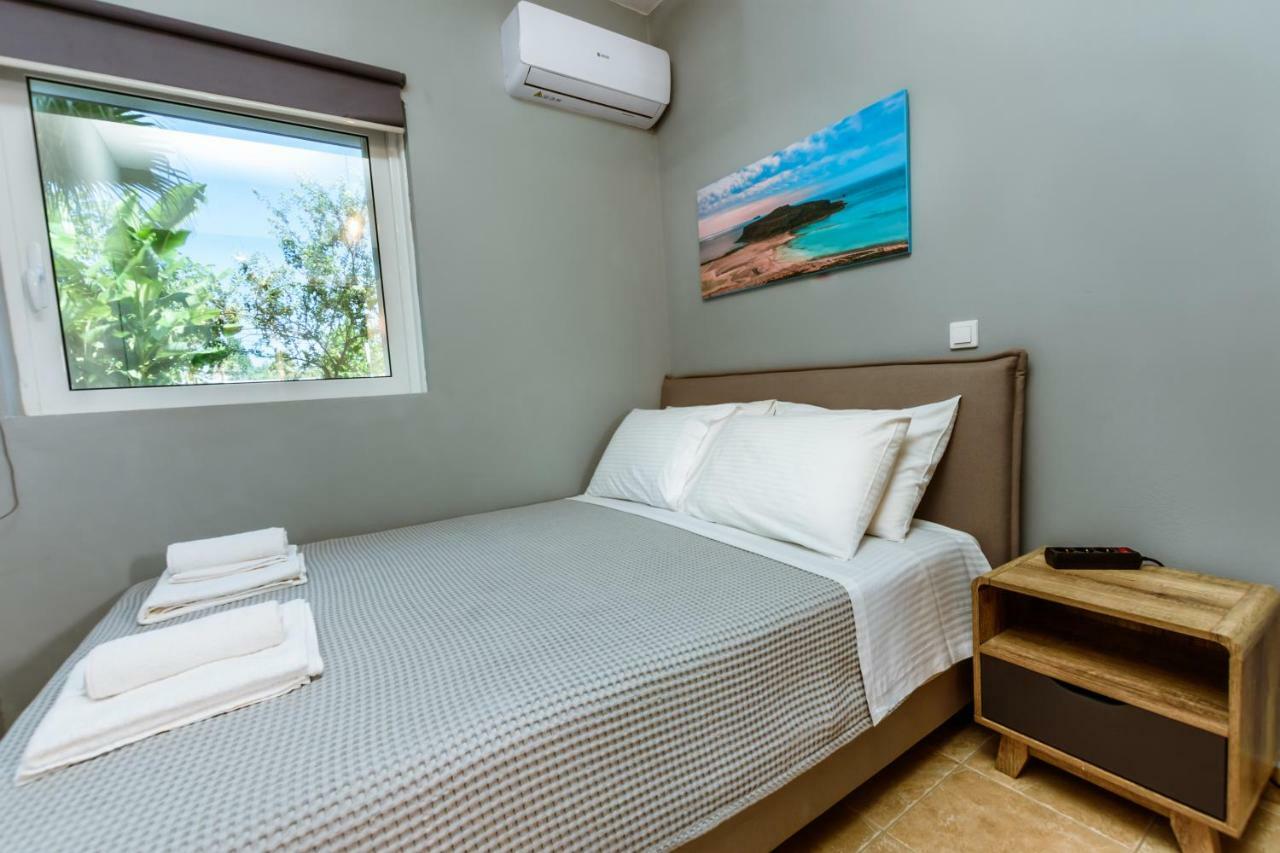 Martimi Apartments - 200M From Drapanias Beach - Pool - Hot Tub - Sauna - Bbq 基萨莫斯 外观 照片