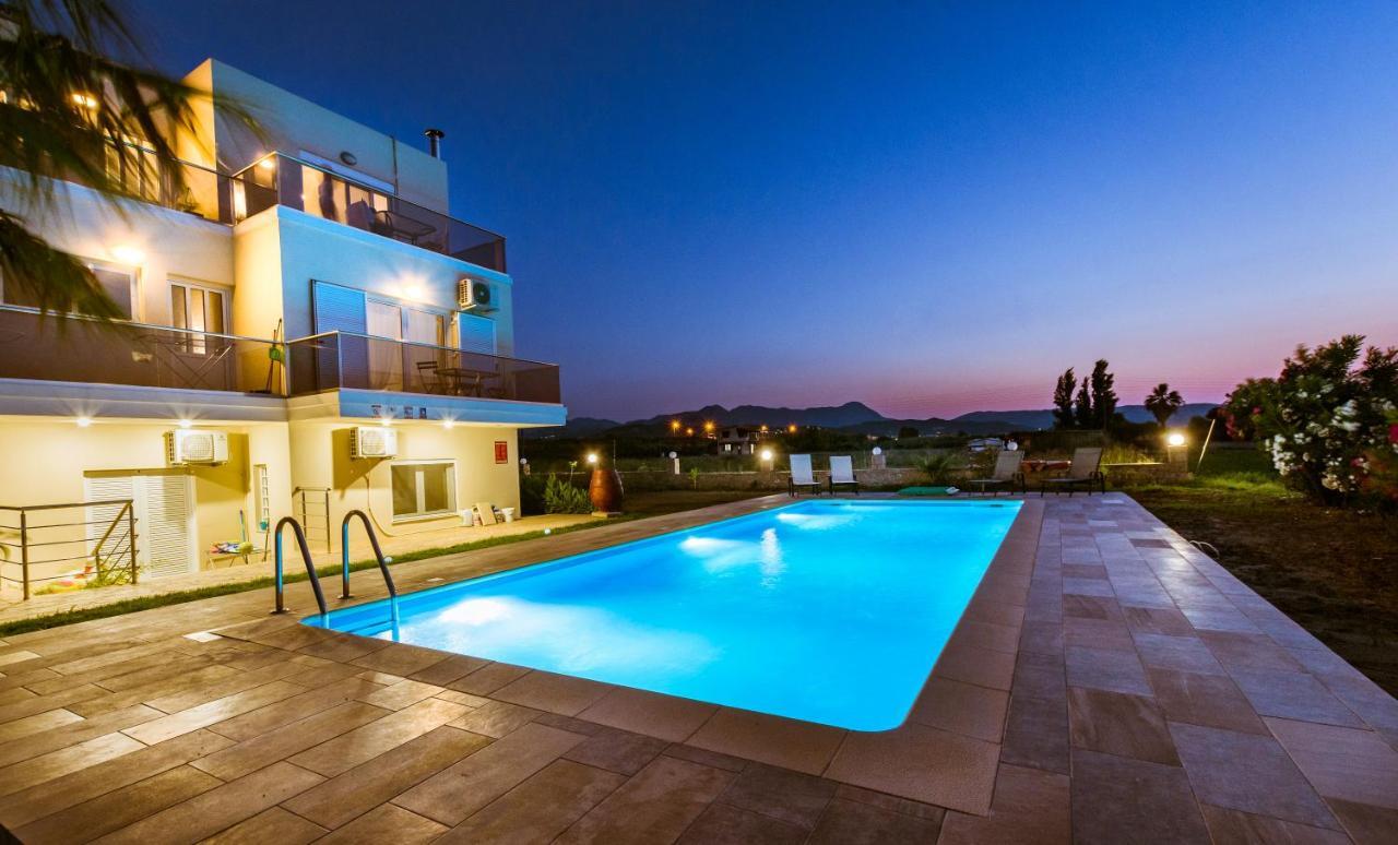 Martimi Apartments - 200M From Drapanias Beach - Pool - Hot Tub - Sauna - Bbq 基萨莫斯 外观 照片